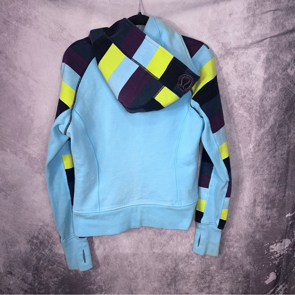 Lululemon Athletica Scuba Hoodie Womens Blue XS Full Zip Up Sweater - Picture 4 of 9